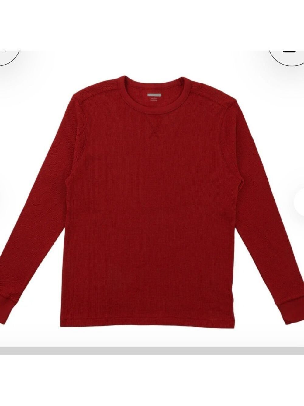 🎈$10 add on GAP Red Waffle Crew Neck Top. Large